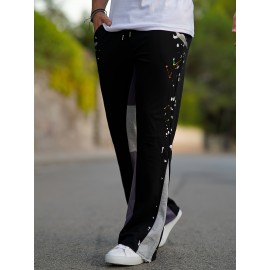 Men's Casual Pants, Street Style, Loose and Creative Design