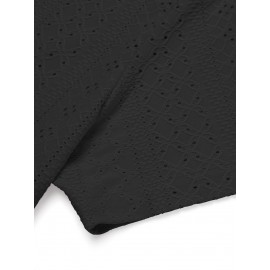 Men's Casual Button-Down Beach Shirt - Short Sleeve, Stretch Fabric, Summer Tropical Top with Turquoise Collar