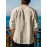 European And American Four Season Loose Fitting Pullover Retro Ethnic Style Casual Stand Up Collar Shirt