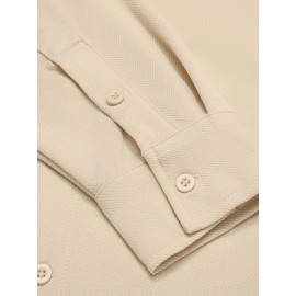 Men's Oxford Shirt Long Sleeve Dress Shirts Casual Button Down Shirts Regular Fit