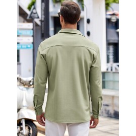 Men's Oxford Shirt Long Sleeve Dress Shirts Casual Button Down Shirts Regular Fit