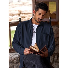 Men's Oxford Shirt Long Sleeve Dress Shirts Casual Button Down Shirts Regular Fit