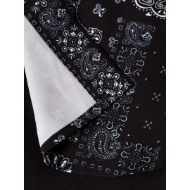 Men's Retro Flower Print Short Sleeve Shirt - Trendy & Comfortable Summer Clothing