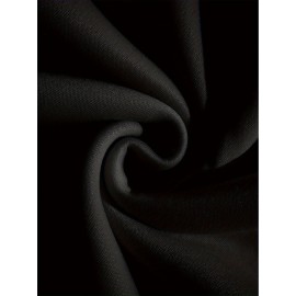 Men'S Christmas Hoodie, Cotton Blend Casual Knit Fabric, Regular Fit, Hooded Sweatshirt with Front Pocket, Slight Stretch, Alphabet Pattern, with Pocket for Daily Wear & Holiday Gifts