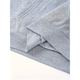 IT'S A JAY THING Print Hoodie, Cool Hoodies For Men, Casual Hooded Sweatshirt With Kangaroo Pocket For Winter And Fall